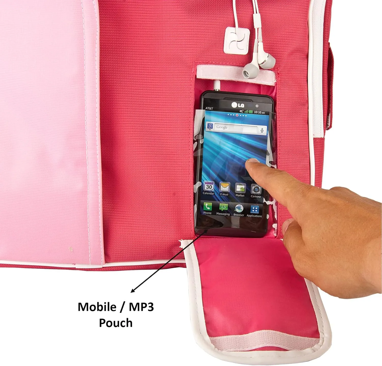 Sleek and Durable Laptop Carry Case -Versatile Office and Travel Messenger Bag with Secure Pockets,Up to 12-inch Laptop Space