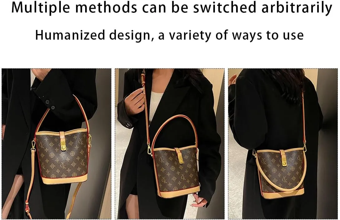 Small Bucket Bag For Women Fashion Simplicity Crossbody Handbag Designer Shoulder Purse