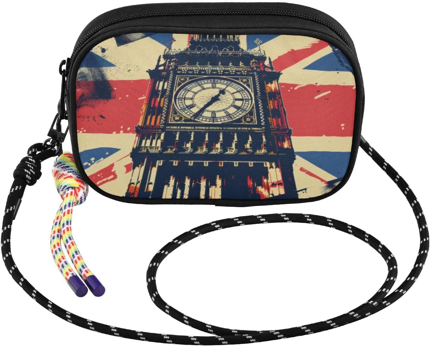 Small Crossbody Bags Big Ben Britain Flag for Women Cell Phone Purses Shoulder Bag Handbag with Adjustable Strap