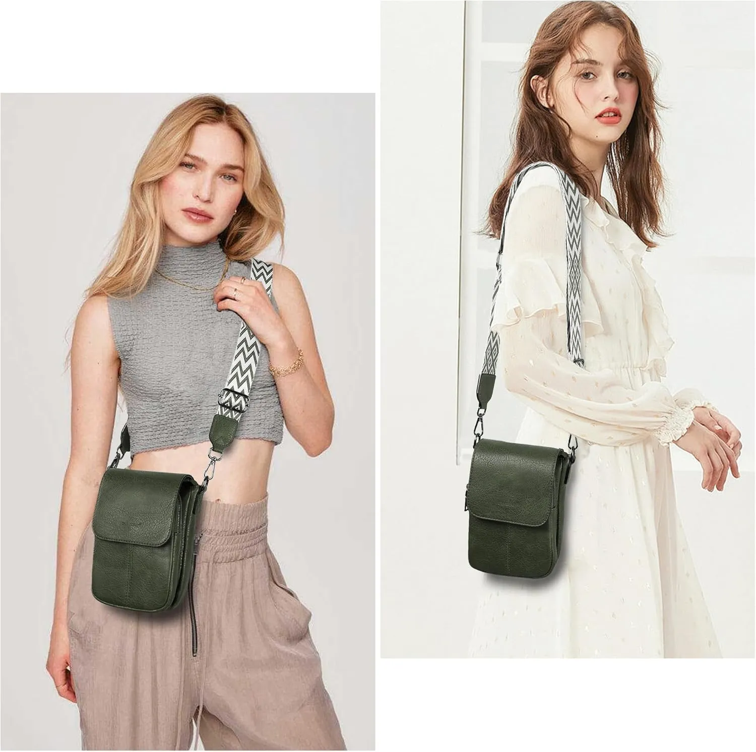 Small Crossbody Bags for Women, Small Purses for Women with Card Slots Phone Purse mit Adjustable Strap