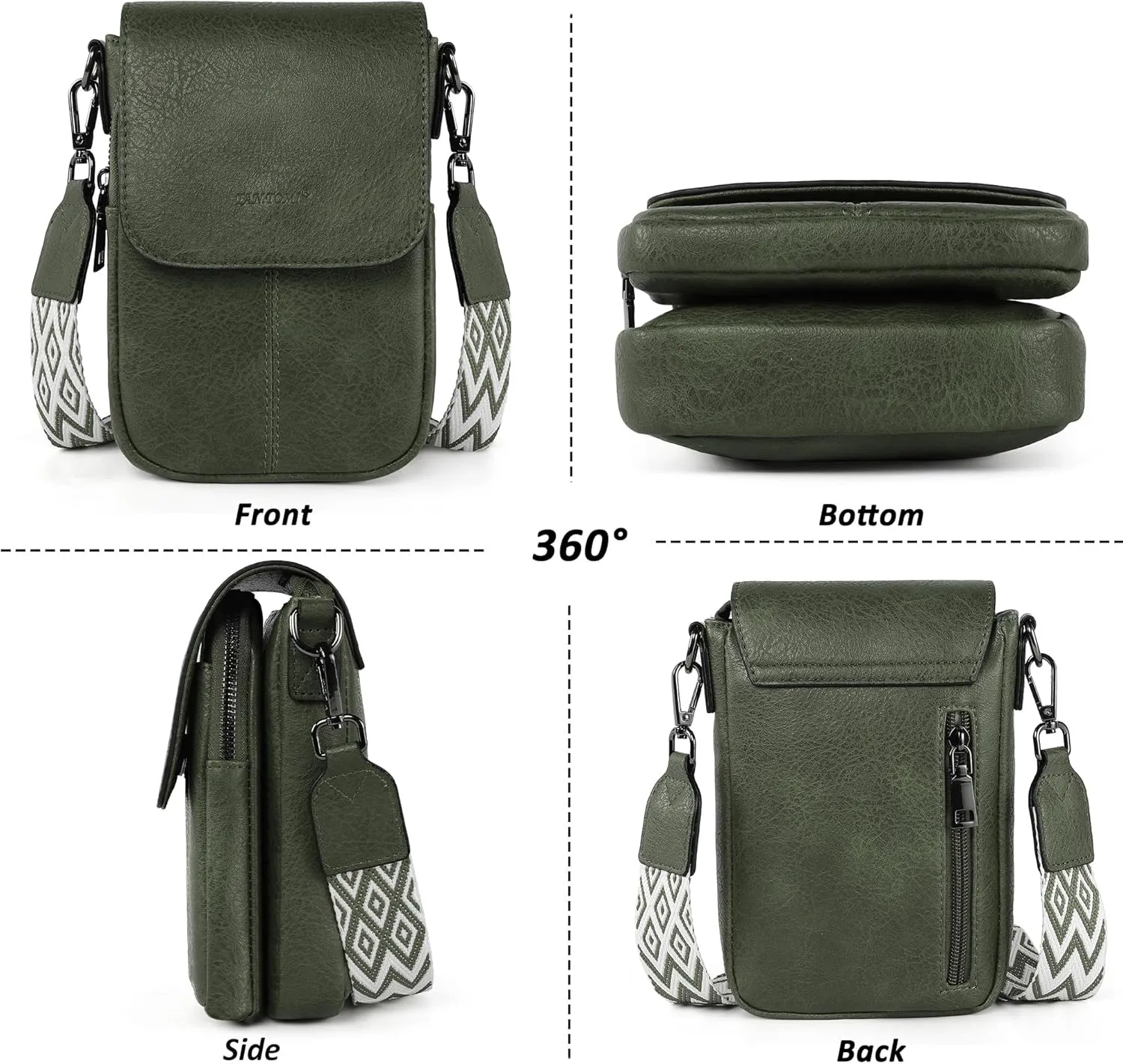 Small Crossbody Bags for Women, Small Purses for Women with Card Slots Phone Purse mit Adjustable Strap