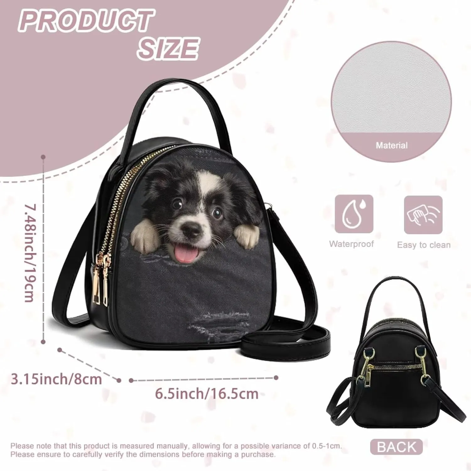Small Crossbody Phone Bag for Women PU Leather Cross Body Purses, Small Messenger Handbag Wallet for Travel Casual