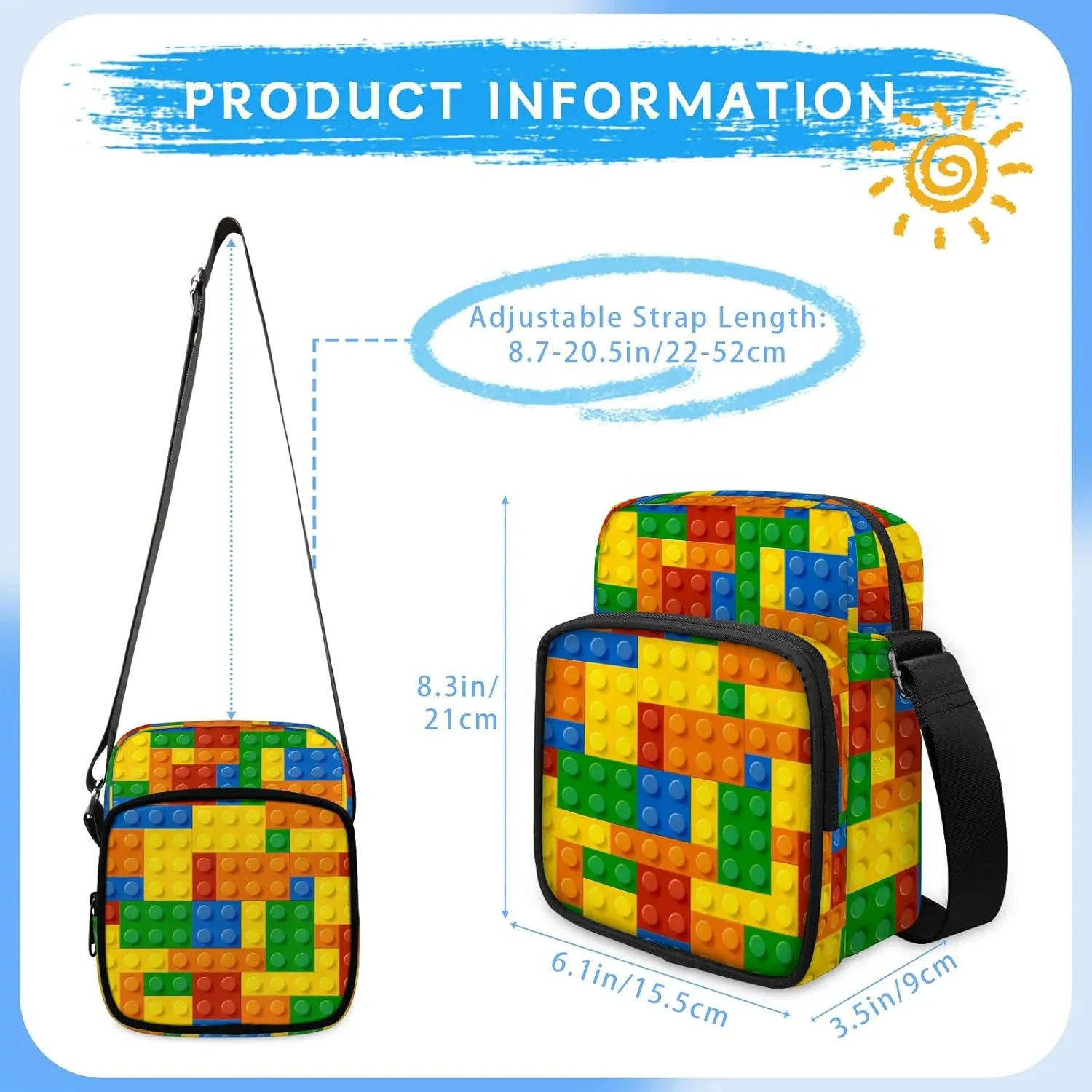 Small Crossbody Purses for Kids Age 4-12 Cute Little Messenger Bag Mini Shoulder Bag Wallet Purse for Boys Girls Travel