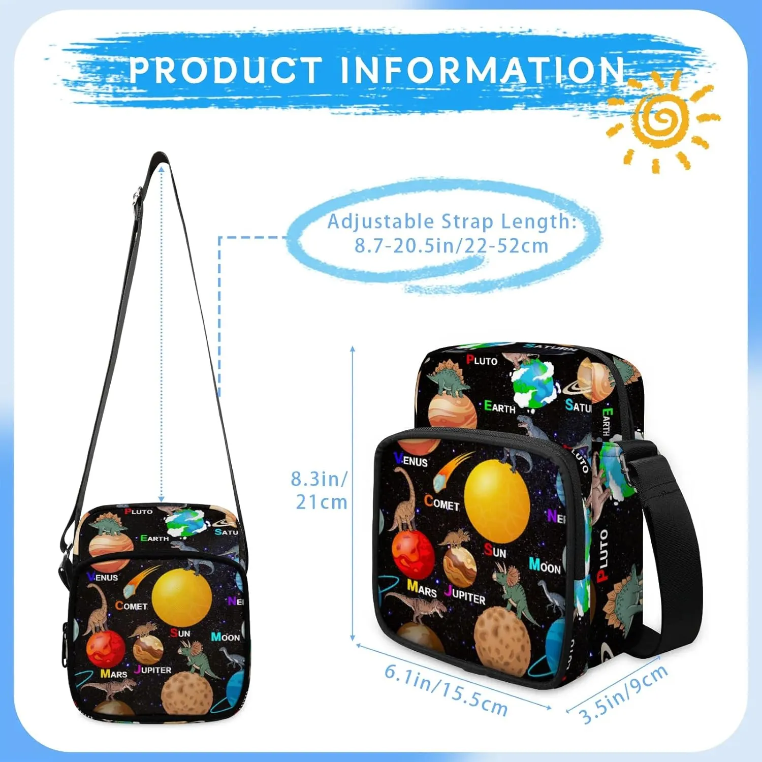 Small Crossbody Purses for Kids Age 4-12 Cute Little Messenger Bag Mini Shoulder Bag Wallet Purse for Boys Girls Travel
