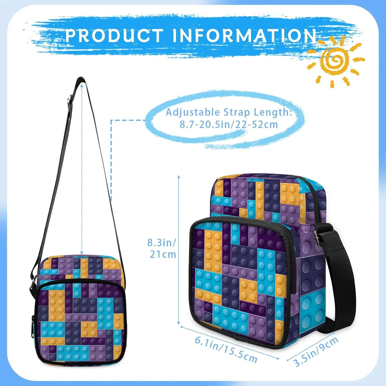 Small Crossbody Purses for Kids Age 4-12 Cute Little Messenger Bag Mini Shoulder Bag Wallet Purse for Boys Girls Travel