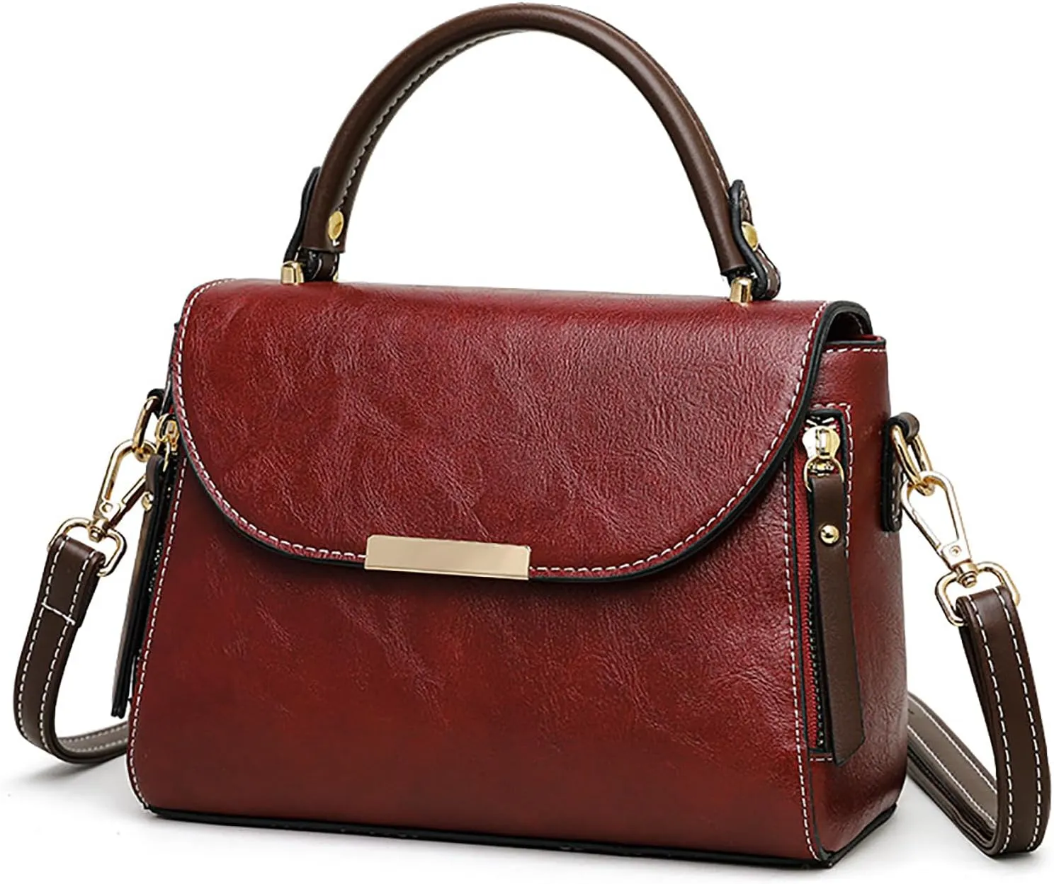 Small Satchel Purses for Women with Top Handle Women's Crossbody Shoulder Handbags