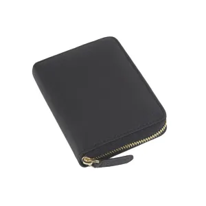 Small Zip Around Accordion Coin Purse - Black