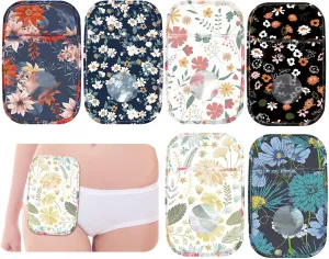 Sosation 6 Pieces Ostomy Bag Covers Waterproof Ostomy Shower Cover Stretchy Lightweight Colostomy Bags Covers Shower Wraps with Opening for Women Men Ileostomy Care Protector Odor Reducing Supplies
