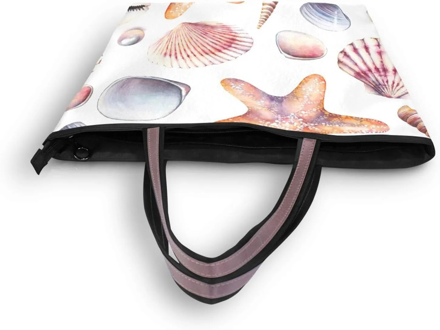 Spacious Ladies Work Bag Organizer Zippered Tote Water-Resistant Shoulder Handbag for Office & Travel