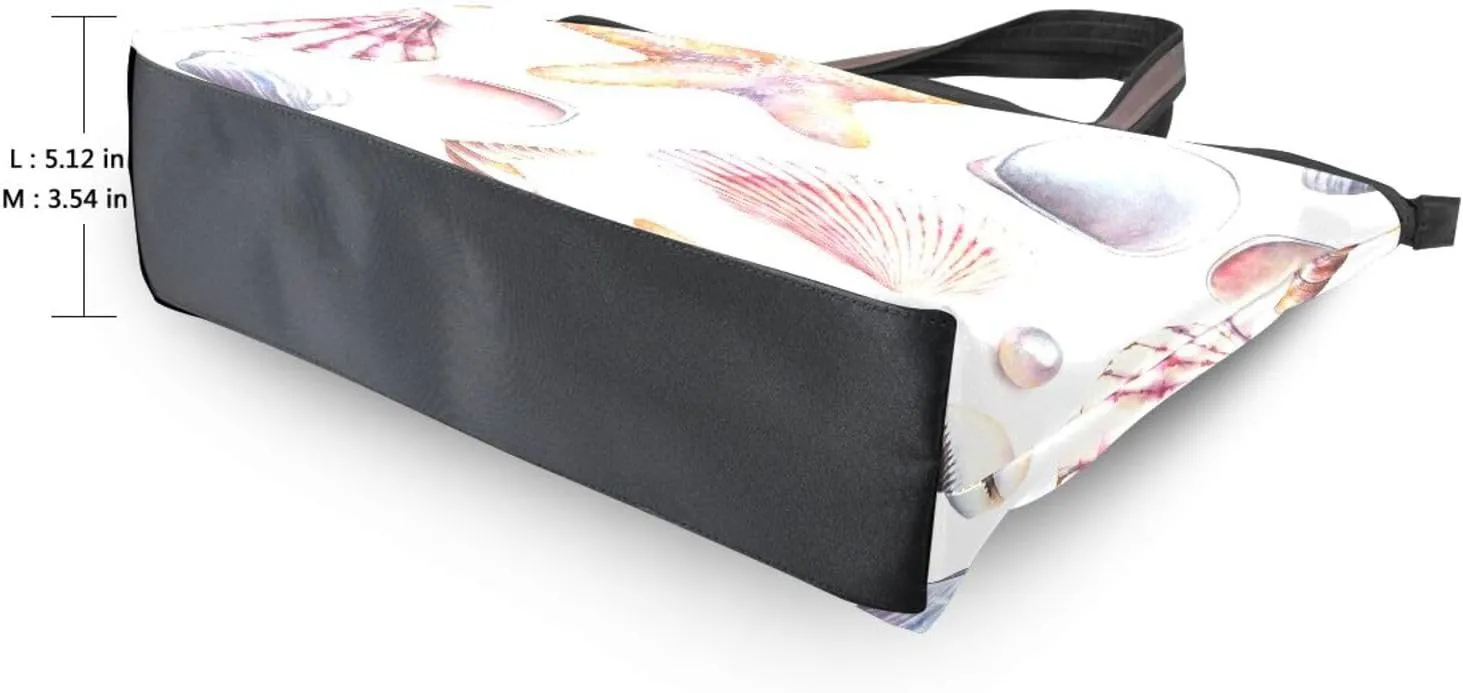 Spacious Ladies Work Bag Organizer Zippered Tote Water-Resistant Shoulder Handbag for Office & Travel