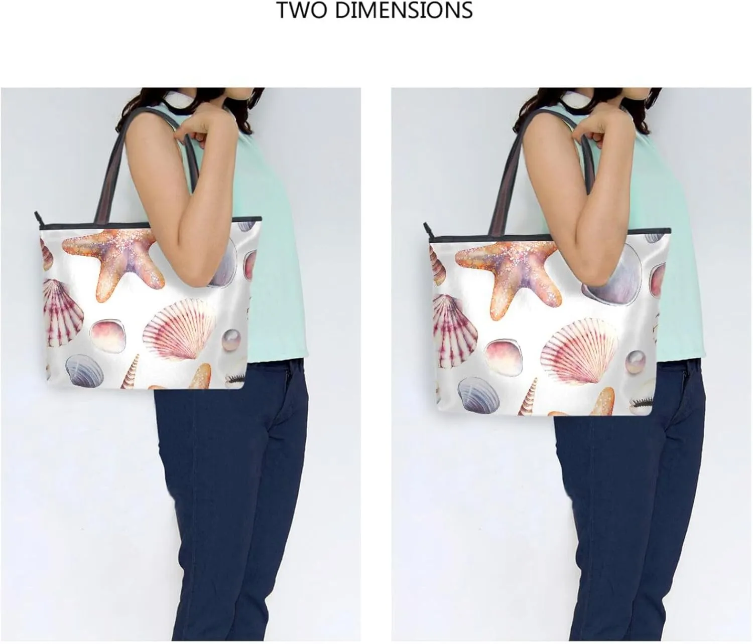 Spacious Ladies Work Bag Organizer Zippered Tote Water-Resistant Shoulder Handbag for Office & Travel