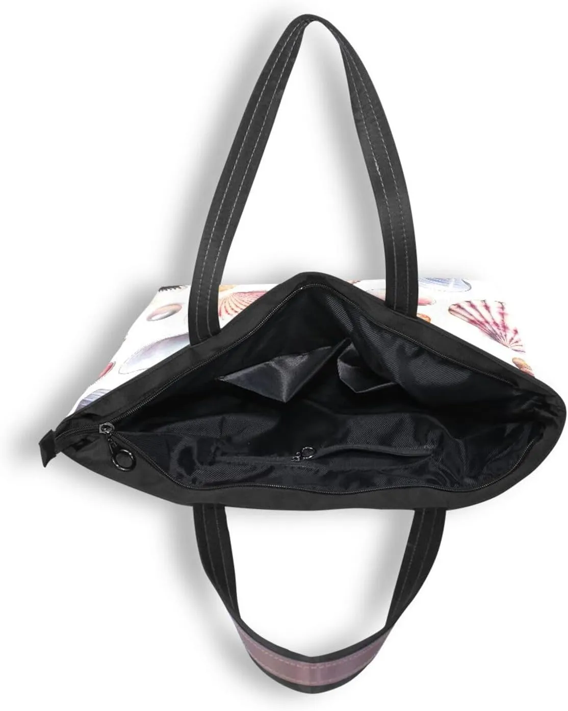 Spacious Ladies Work Bag Organizer Zippered Tote Water-Resistant Shoulder Handbag for Office & Travel