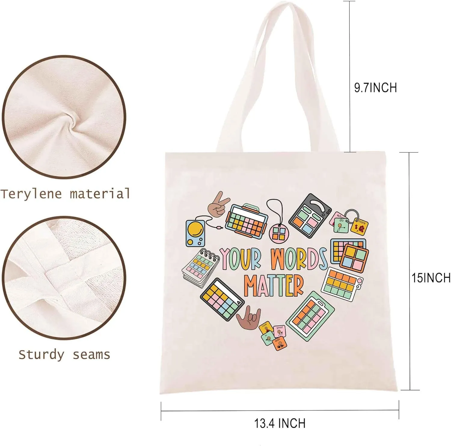 Speech Pathologist Tote Bag - SLP & Speech Therapy Gifts