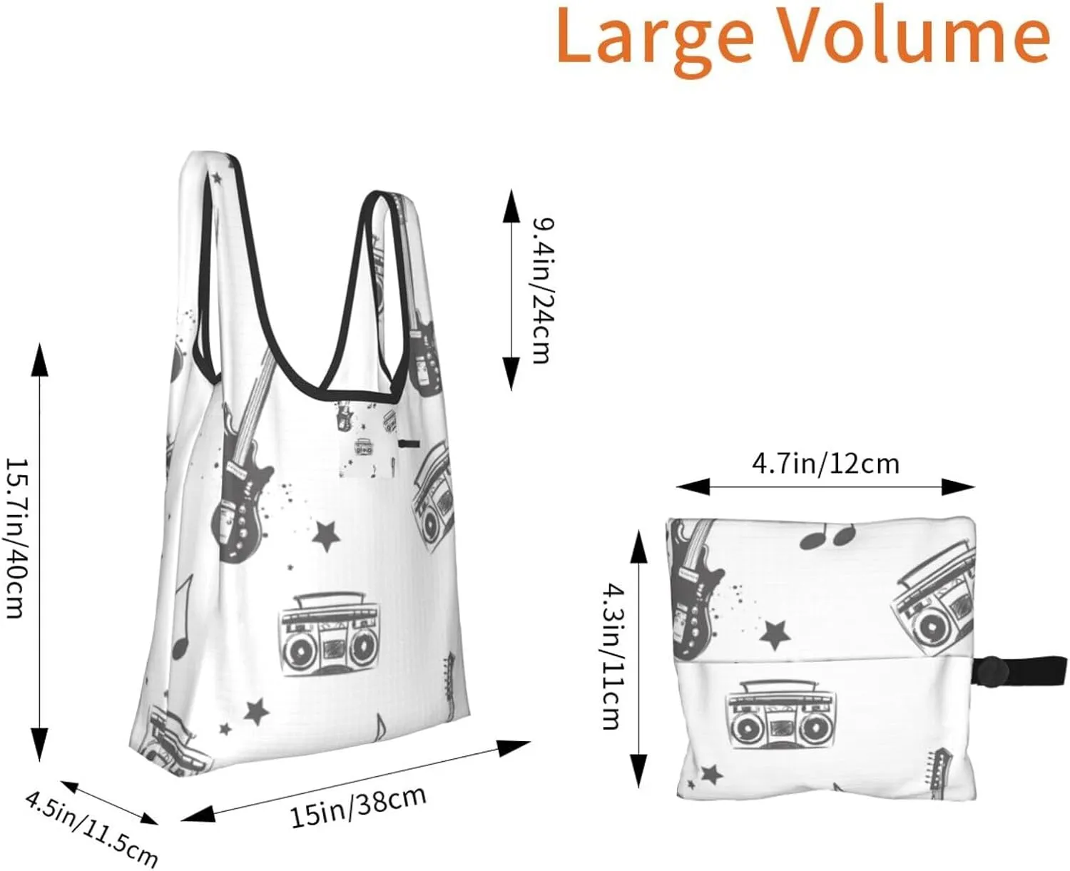 steam engine pulling a train Reusable Shopping Grocery Bags Foldable, Washable Grocery Tote with Pouch