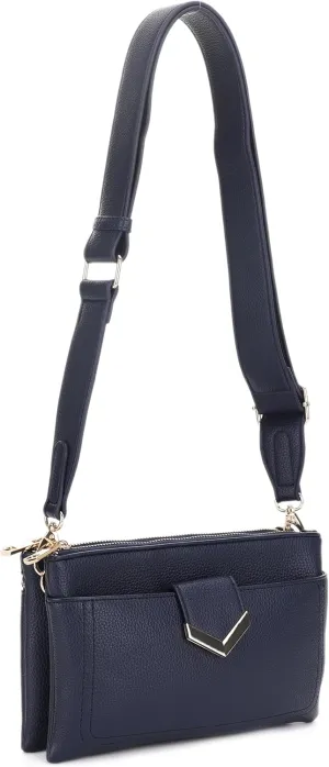 Stylish Multi-Compartment Crossbody Bag – Perfect for Travel, Work, Daily Use, with Adjustable Strap & Secure Storage