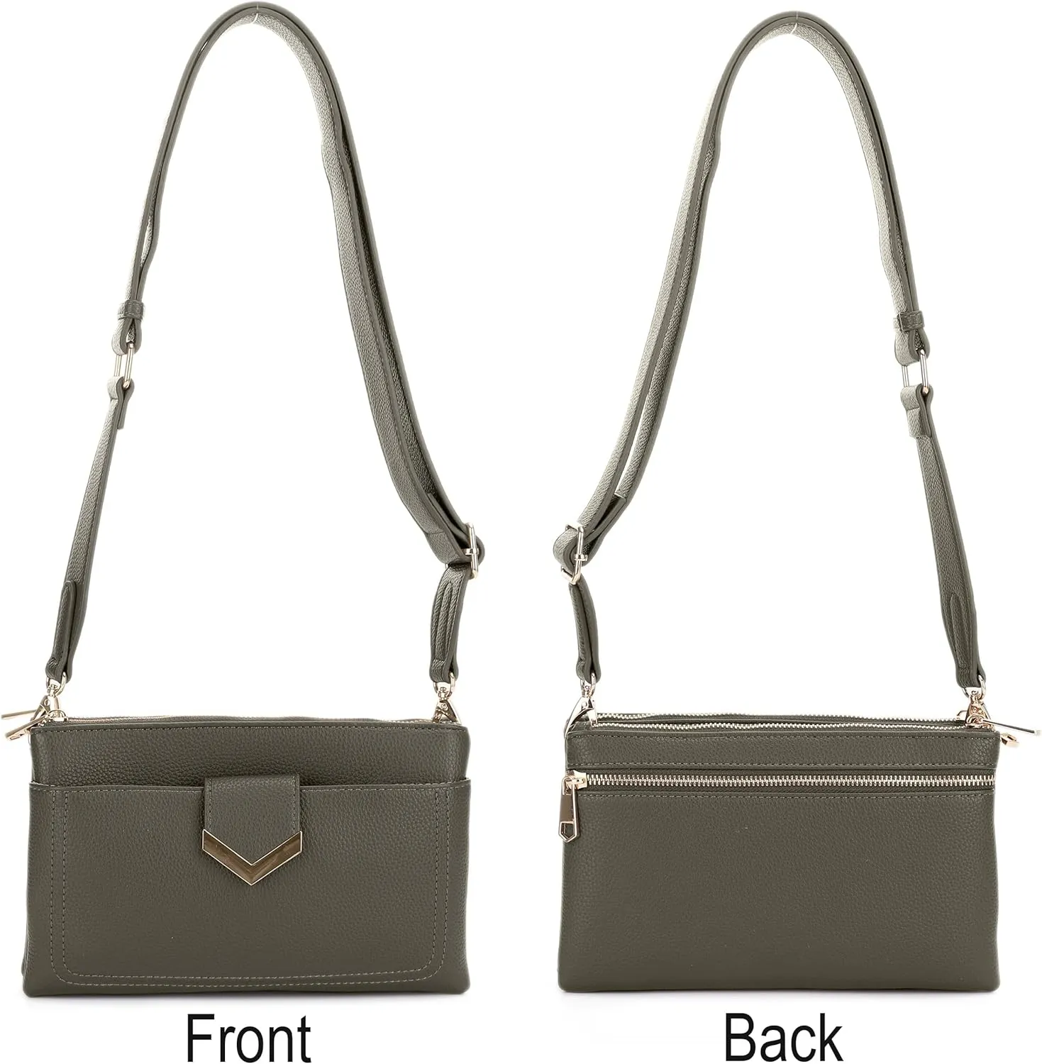 Stylish Multi-Compartment Crossbody Bag – Perfect for Travel, Work, Daily Use, with Adjustable Strap & Secure Storage
