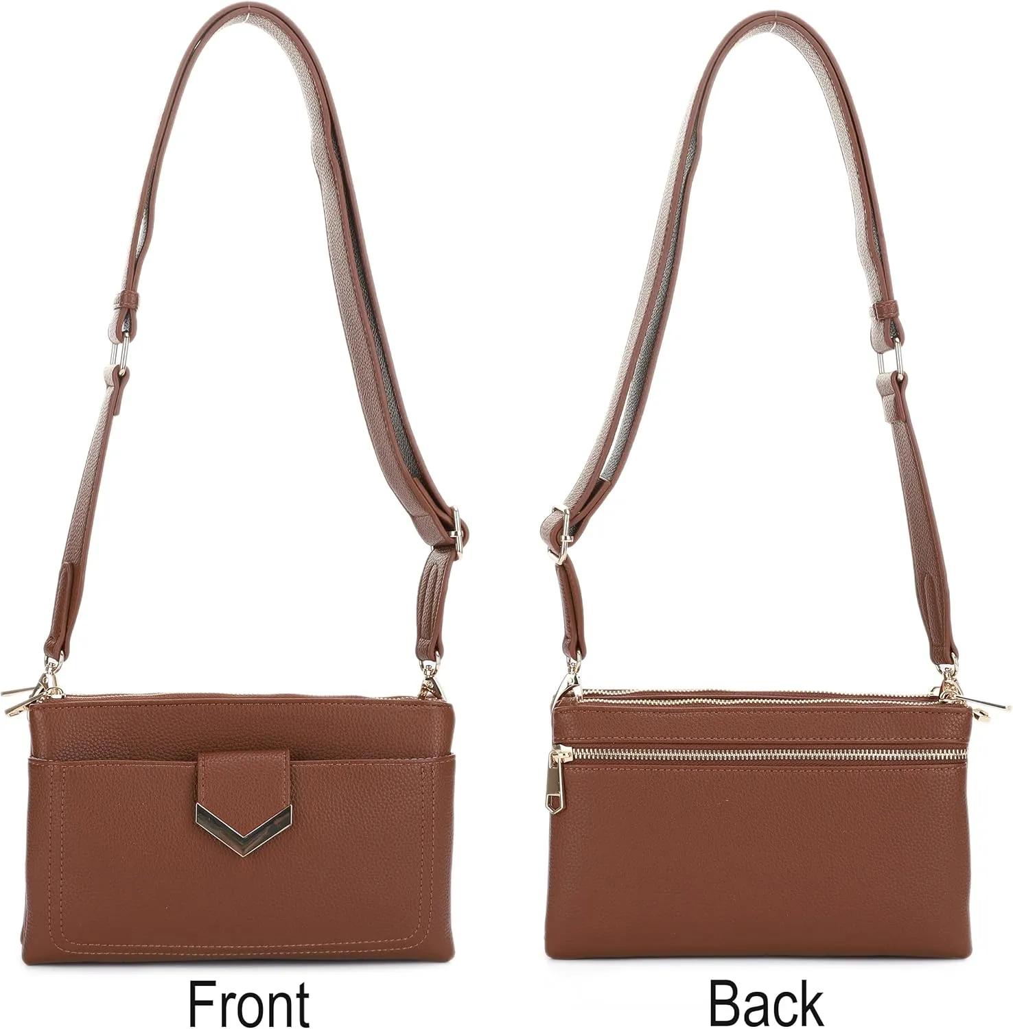 Stylish Multi-Compartment Crossbody Bag – Perfect for Travel, Work, Daily Use, with Adjustable Strap & Secure Storage