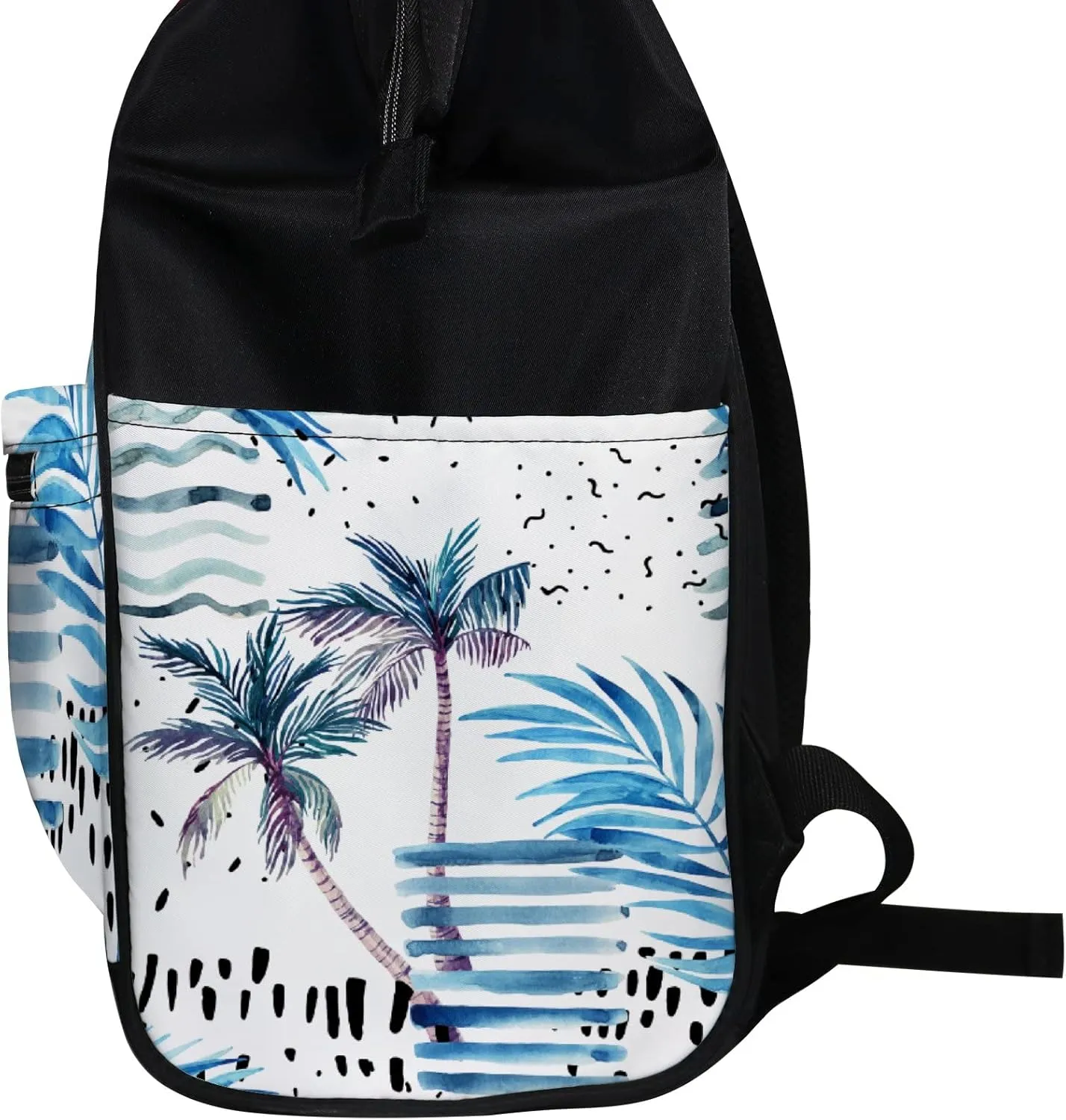 Summer Palm Coconut Tree Diaper Bag Backpack Waterproof Backpack Baby Nappy Changing Bag for Travel Large Capacity Durable and Stylish for Woman