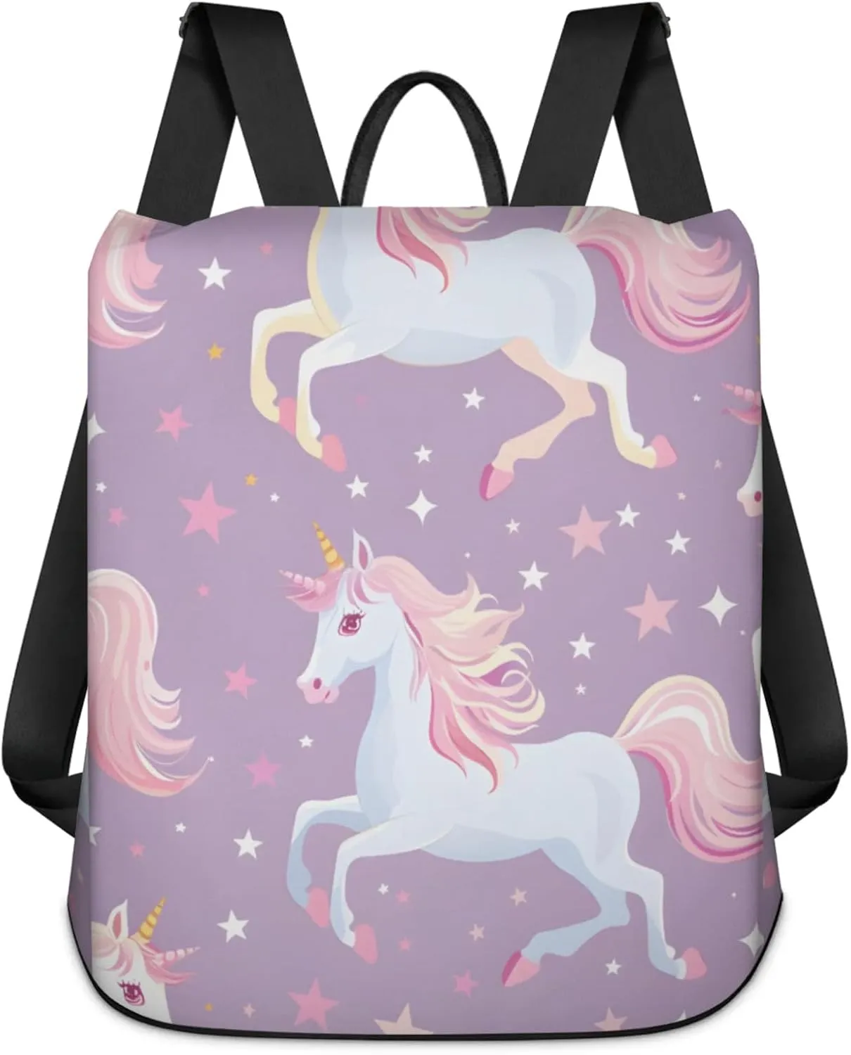 Sunlit Horse Anti-Theft Rucksack Fashion Backpack Travel Shoulder Bag Lightweight Waterproof Daypack Casual Backpacks For Women Men