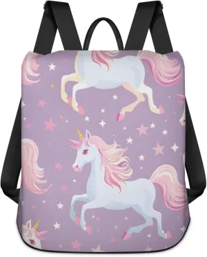 Sunlit Horse Anti-Theft Rucksack Fashion Backpack Travel Shoulder Bag Lightweight Waterproof Daypack Casual Backpacks For Women Men