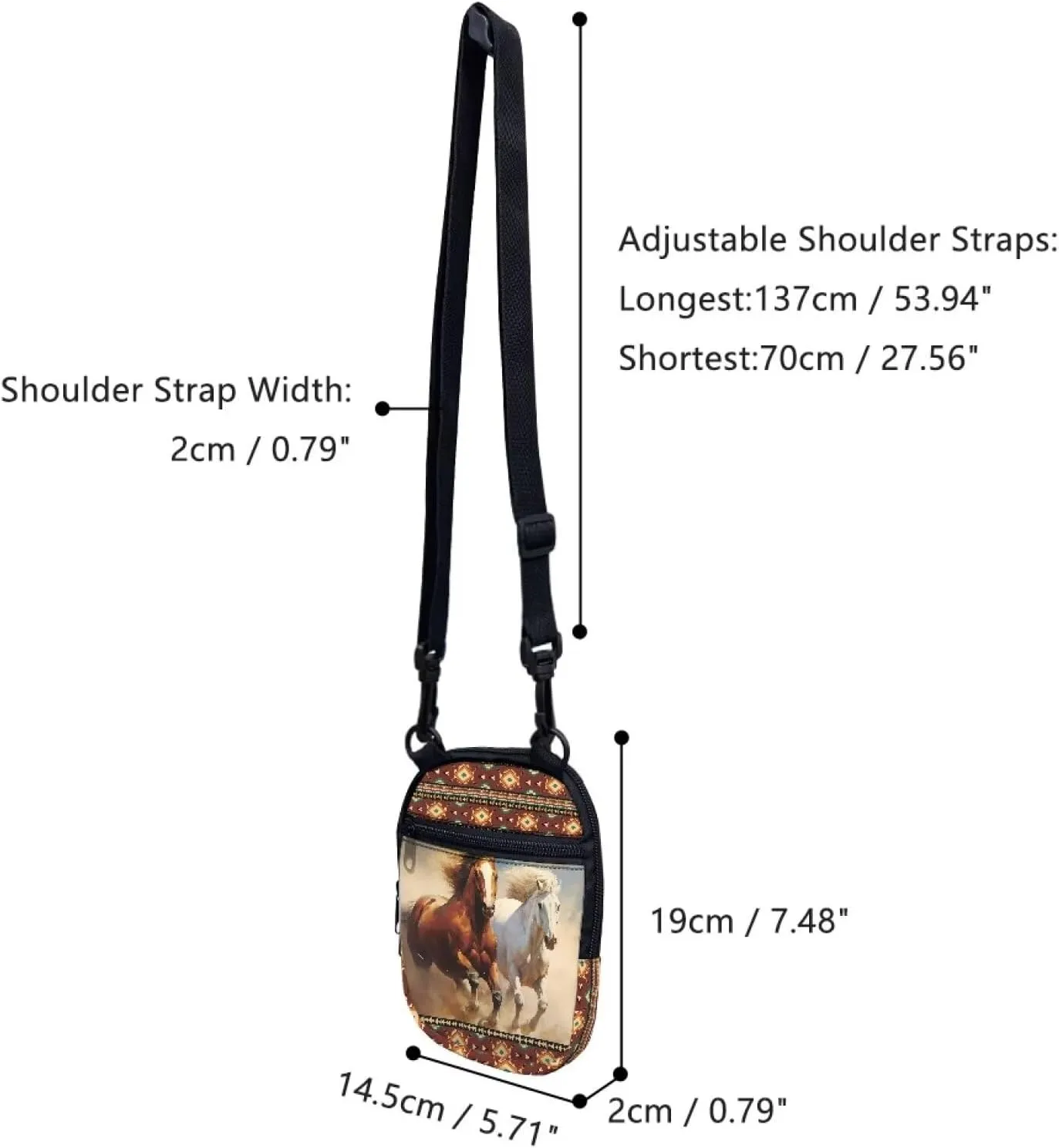 Suobstales Small Crossbody Bags for Men Casual Shoulder Bag Chest Bag Youth Messenger Bag Purses and Bags