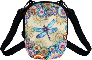 Suobstales Women Messenger Bag Mini Cross-Body Cell Phone Purse Shoulder Strap Wallet Pouch Bag Girls Crossbody Bag
