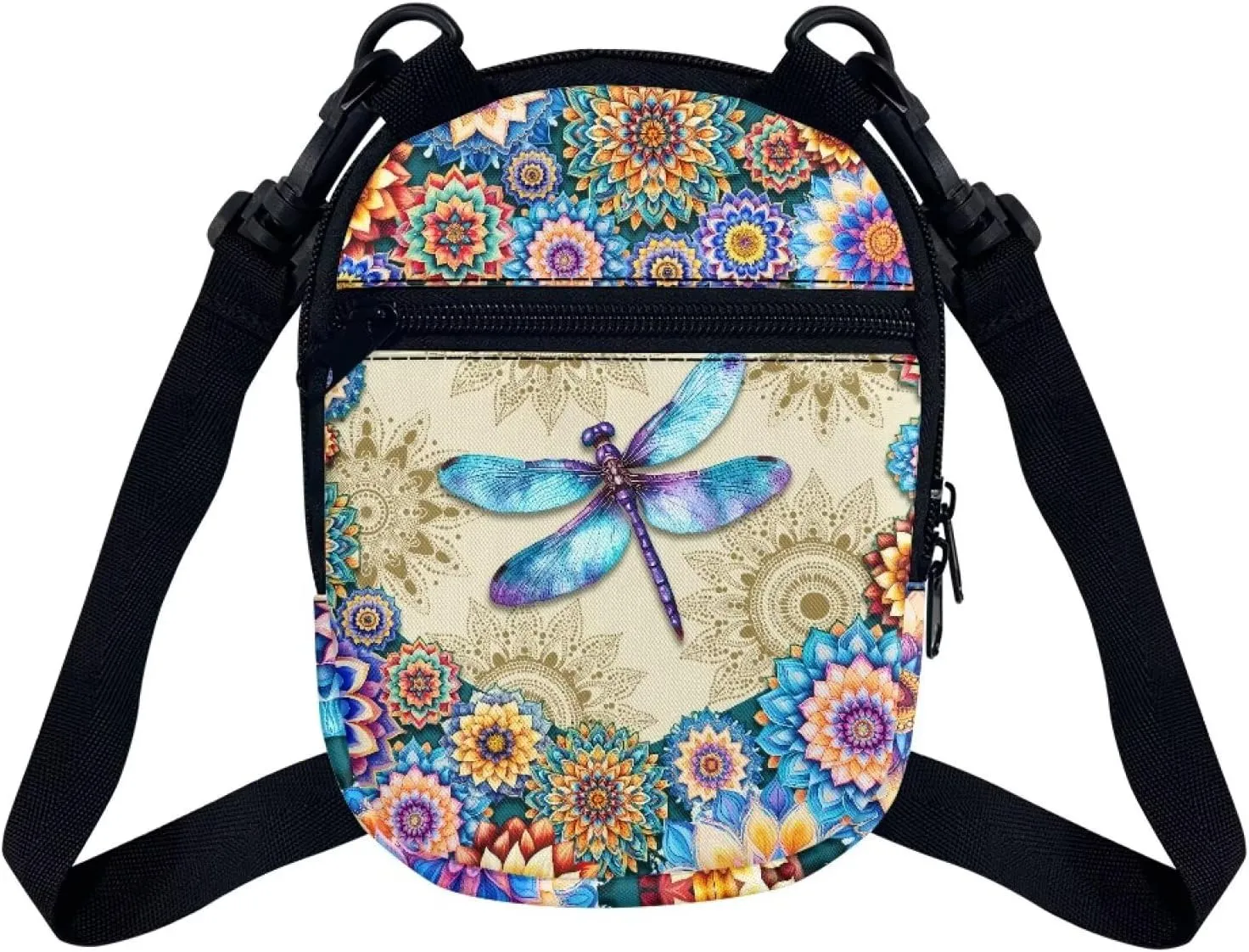 Suobstales Women Messenger Bag Mini Cross-Body Cell Phone Purse Shoulder Strap Wallet Pouch Bag Girls Crossbody Bag