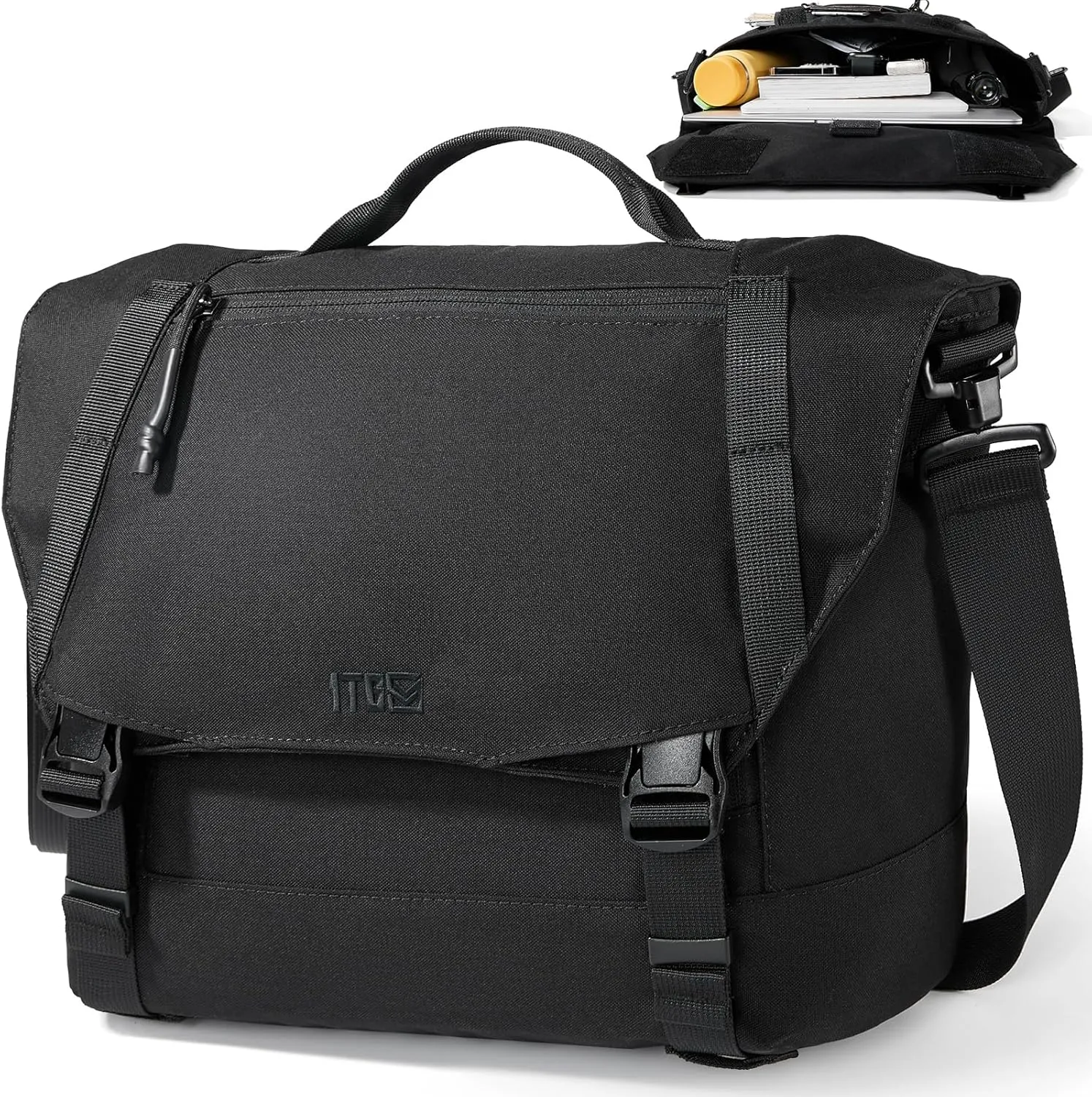 Tactical Messenger Bag for Men,Nylon Shoulder Bags,Satchel Bags for Men Women,Crossbody Bag for Travel Work School