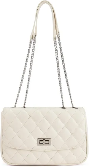 Telena Shoulder Bag for Women Vegan Leather Women's Shoulder Purses Handbags with 2 Removable Strap Crossbody Bag Purses