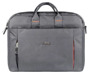 THE CLOWNFISH Polyester Laptop Bag - Spacious with Cushioned Sleeve | 15.6 inch | Grey
