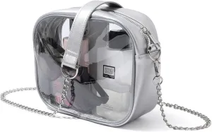TOBVZOO Clear Bag Stadium Approved, Crossbody Transparent Bag for Concerts Sports Events, Purses for Men & Women