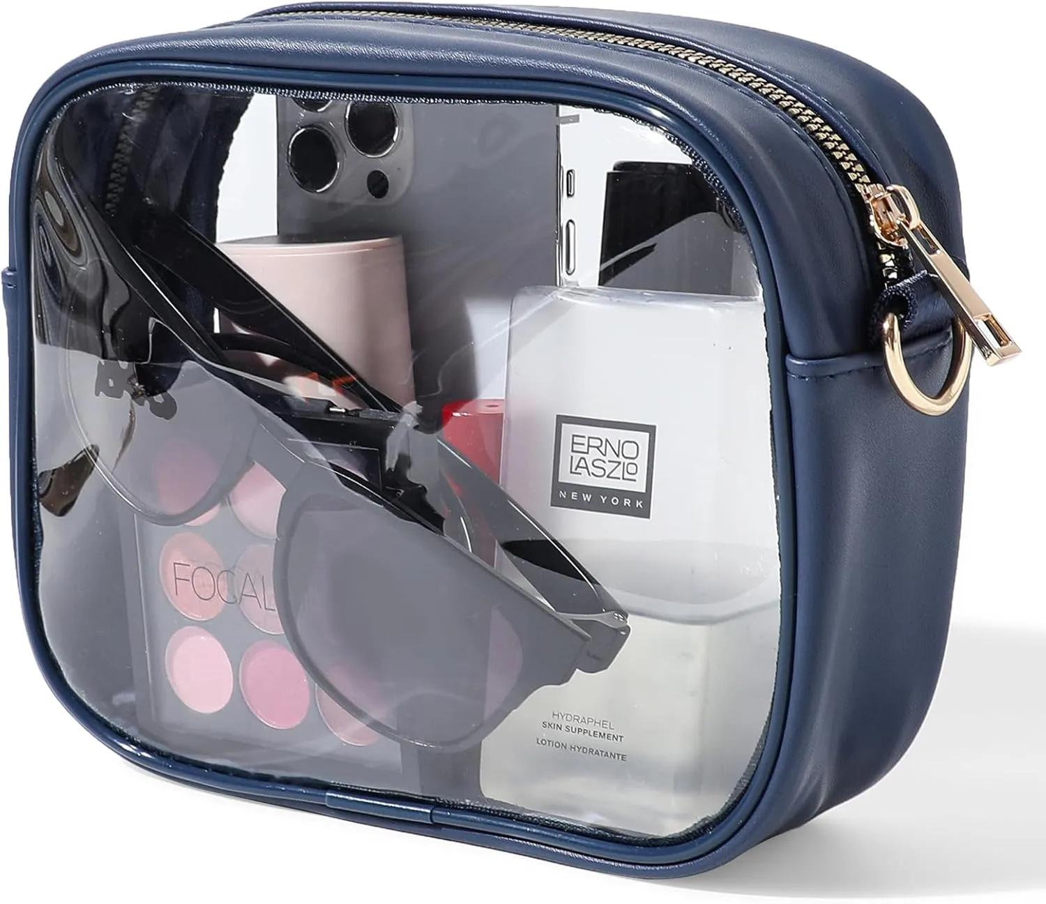 TOBVZOO Clear Bag Stadium Approved, Crossbody Transparent Bag for Concerts Sports Events, Purses for Men & Women
