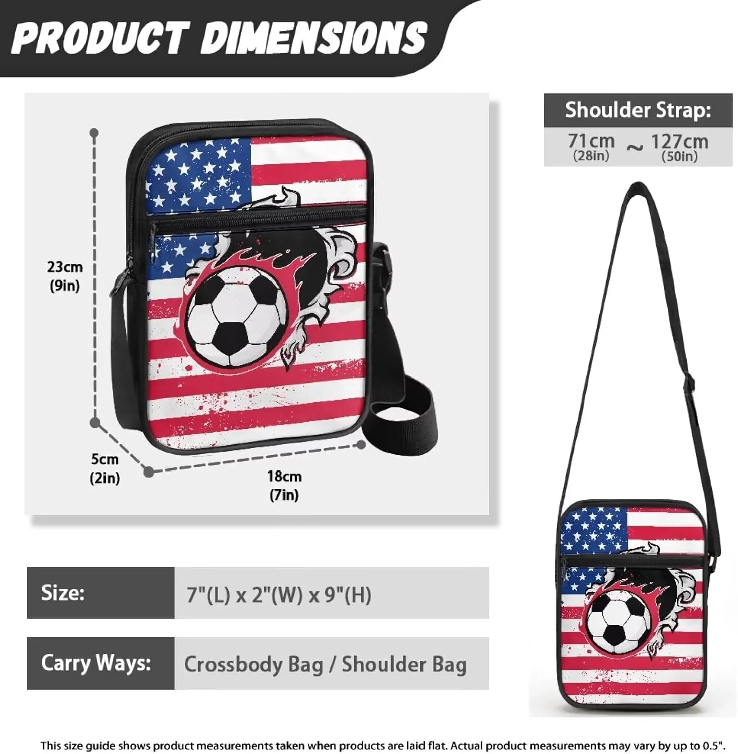TODIYADDU Messenger Bag for Women Men Mini Shoulder Bag with Adjustable Straps Trendy Crossbody Sling Bag for Cell Phone Keys
