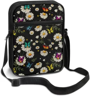TODIYADDU Messenger Bag for Women Men Mini Shoulder Bag with Adjustable Straps Trendy Crossbody Sling Bag for Cell Phone Keys