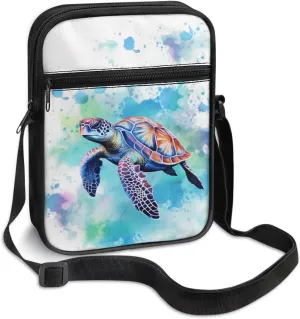TODIYADDU Messenger Bag for Women Men Small Crossbody Purse with Adjustable Strap Travel Shoulder Bag Lightweight Handbags