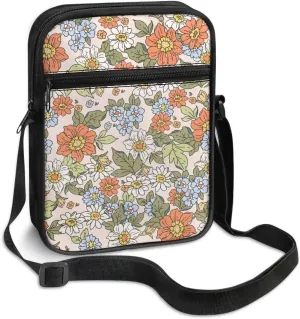 TODIYADDU Multifunctional Messenger Bag for Women Lightweight Sling Purse Chest Bag for Daily Use Portable Phone Bag Gifts