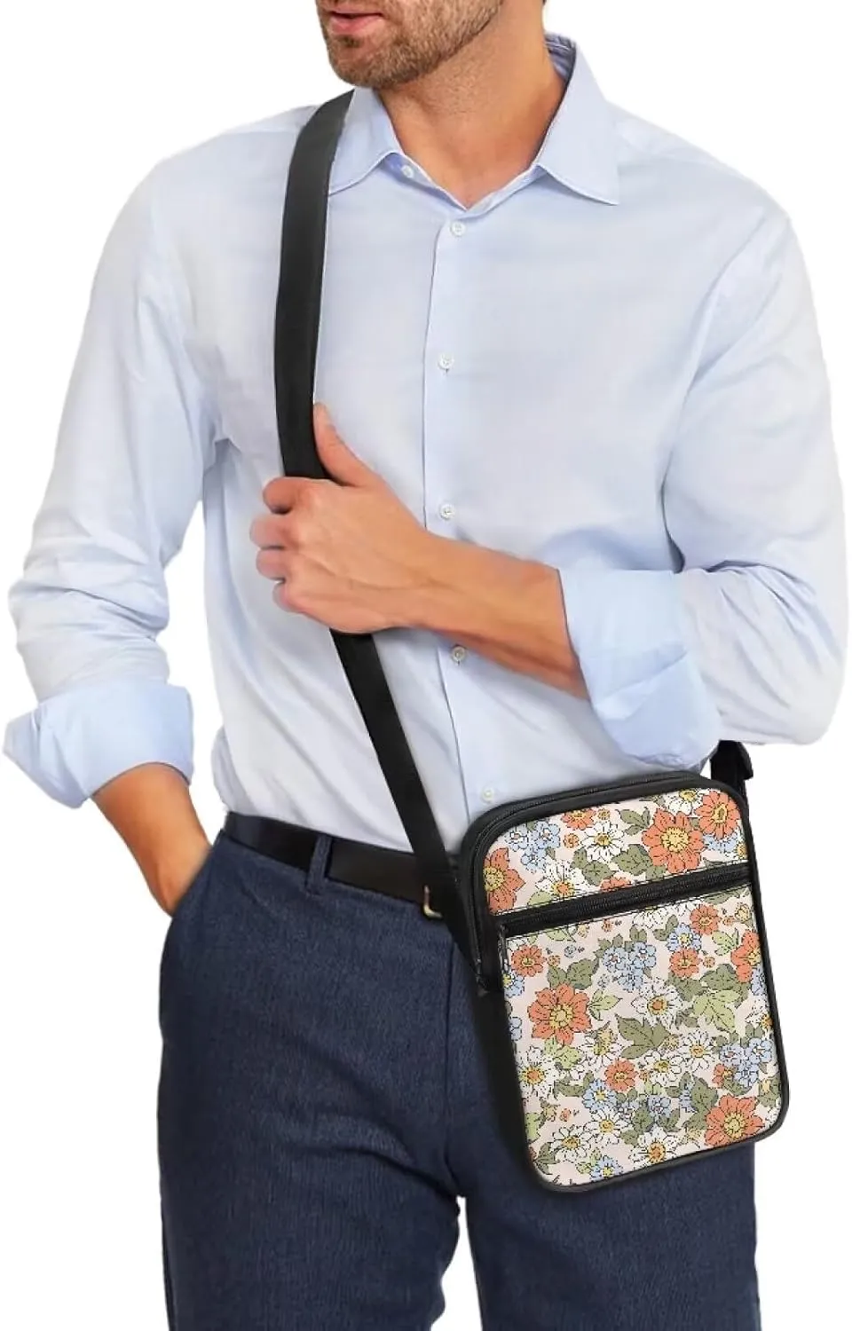TODIYADDU Multifunctional Messenger Bag for Women Lightweight Sling Purse Chest Bag for Daily Use Portable Phone Bag Gifts