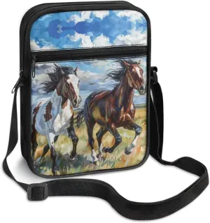 TODIYADDU Novelty Messenger Bag for Women Lightweight Sling Purse Chest Bag for Daily Items Cell Phone Purse Holder Wallet
