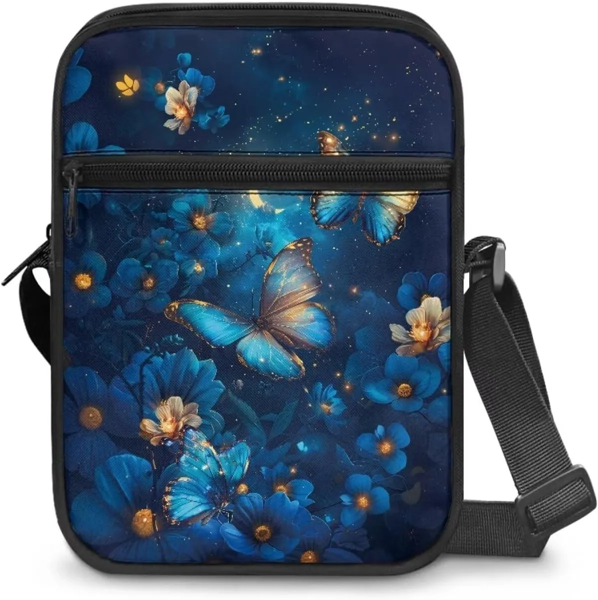 TODIYADDU Novelty Messenger Bag for Women Lightweight Sling Purse Chest Bag for Daily Items Cell Phone Purse Holder Wallet