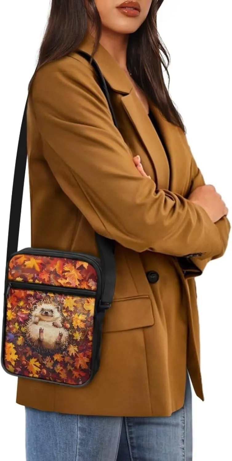 TODIYADDU Novelty Messenger Bag for Women Lightweight Sling Purse Chest Bag for Daily Items Cell Phone Purse Holder Wallet