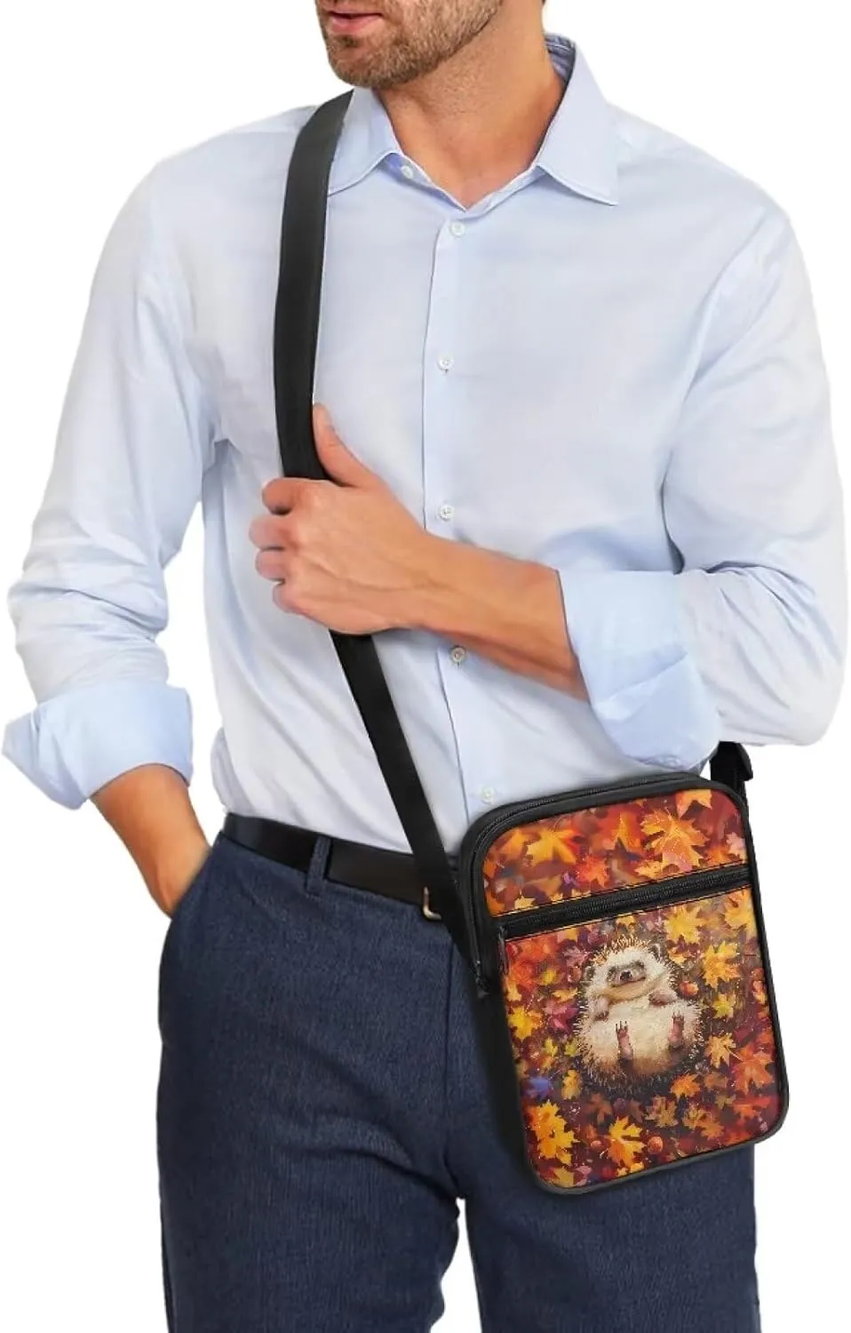 TODIYADDU Novelty Messenger Bag for Women Lightweight Sling Purse Chest Bag for Daily Items Cell Phone Purse Holder Wallet