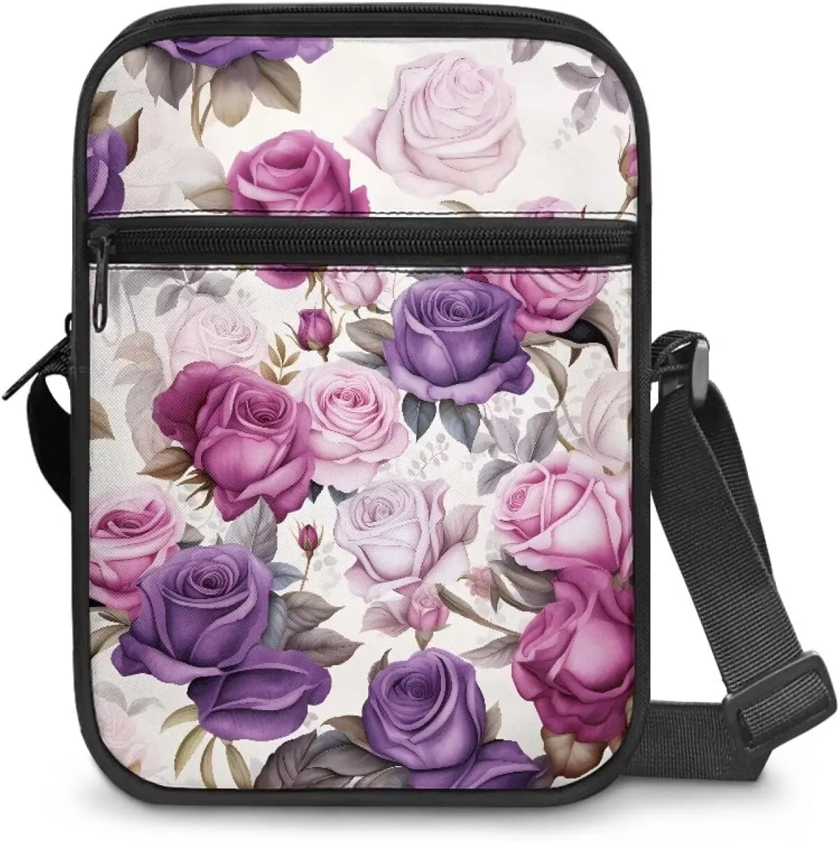TODIYADDU Novelty Messenger Bag for Women Lightweight Sling Purse Chest Bag for Daily Items Cell Phone Purse Holder Wallet