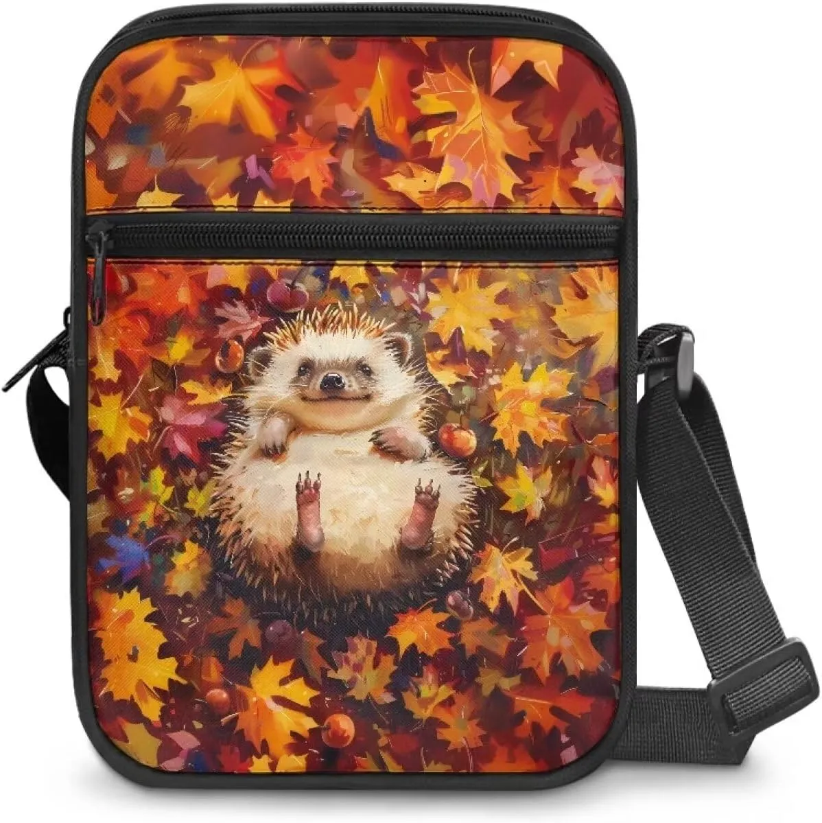 TODIYADDU Novelty Messenger Bag for Women Lightweight Sling Purse Chest Bag for Daily Items Cell Phone Purse Holder Wallet
