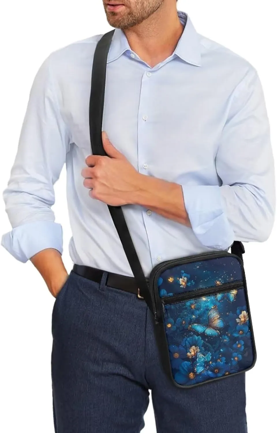 TODIYADDU Novelty Messenger Bag for Women Lightweight Sling Purse Chest Bag for Daily Items Cell Phone Purse Holder Wallet