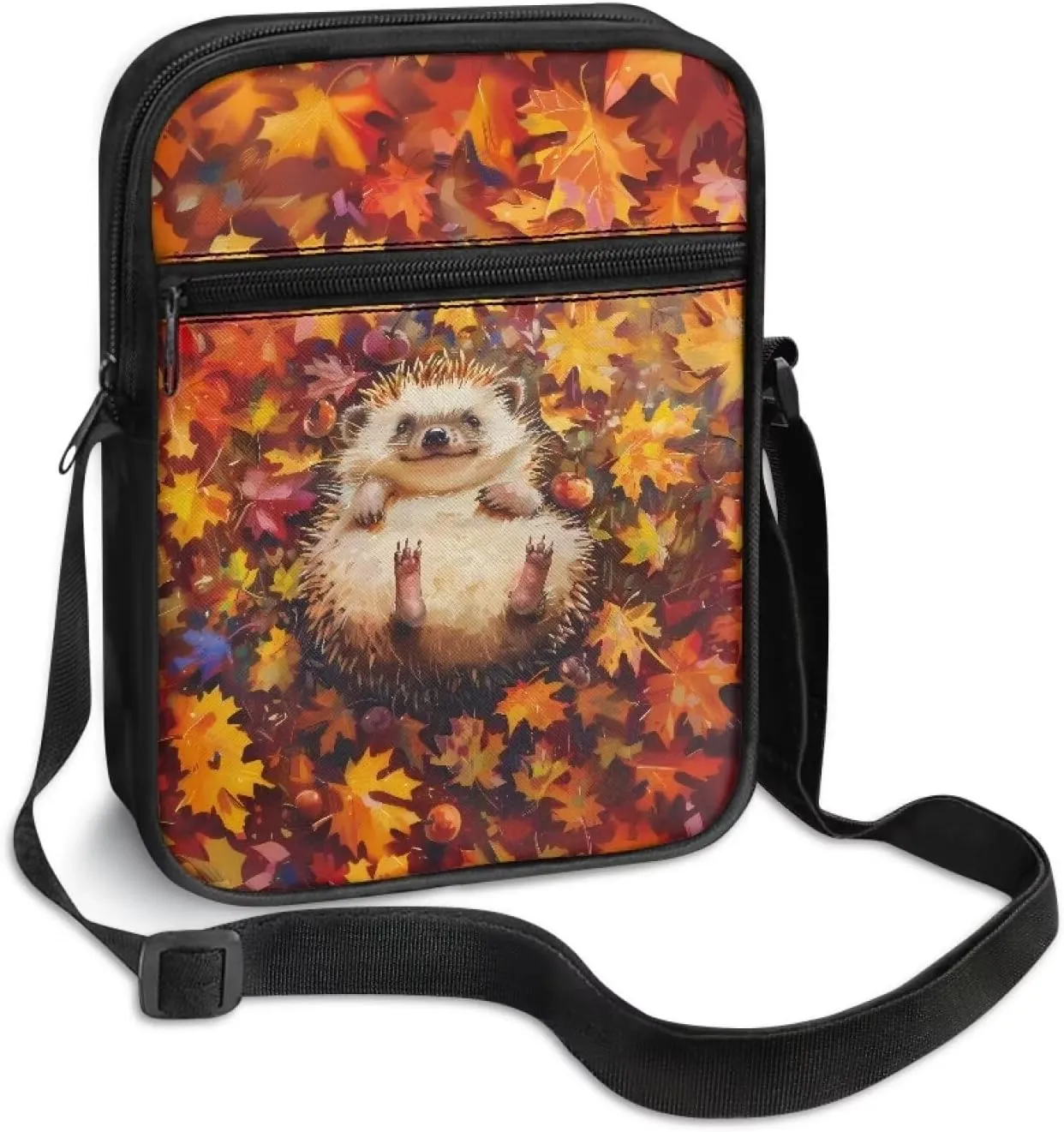 TODIYADDU Novelty Messenger Bag for Women Lightweight Sling Purse Chest Bag for Daily Items Cell Phone Purse Holder Wallet