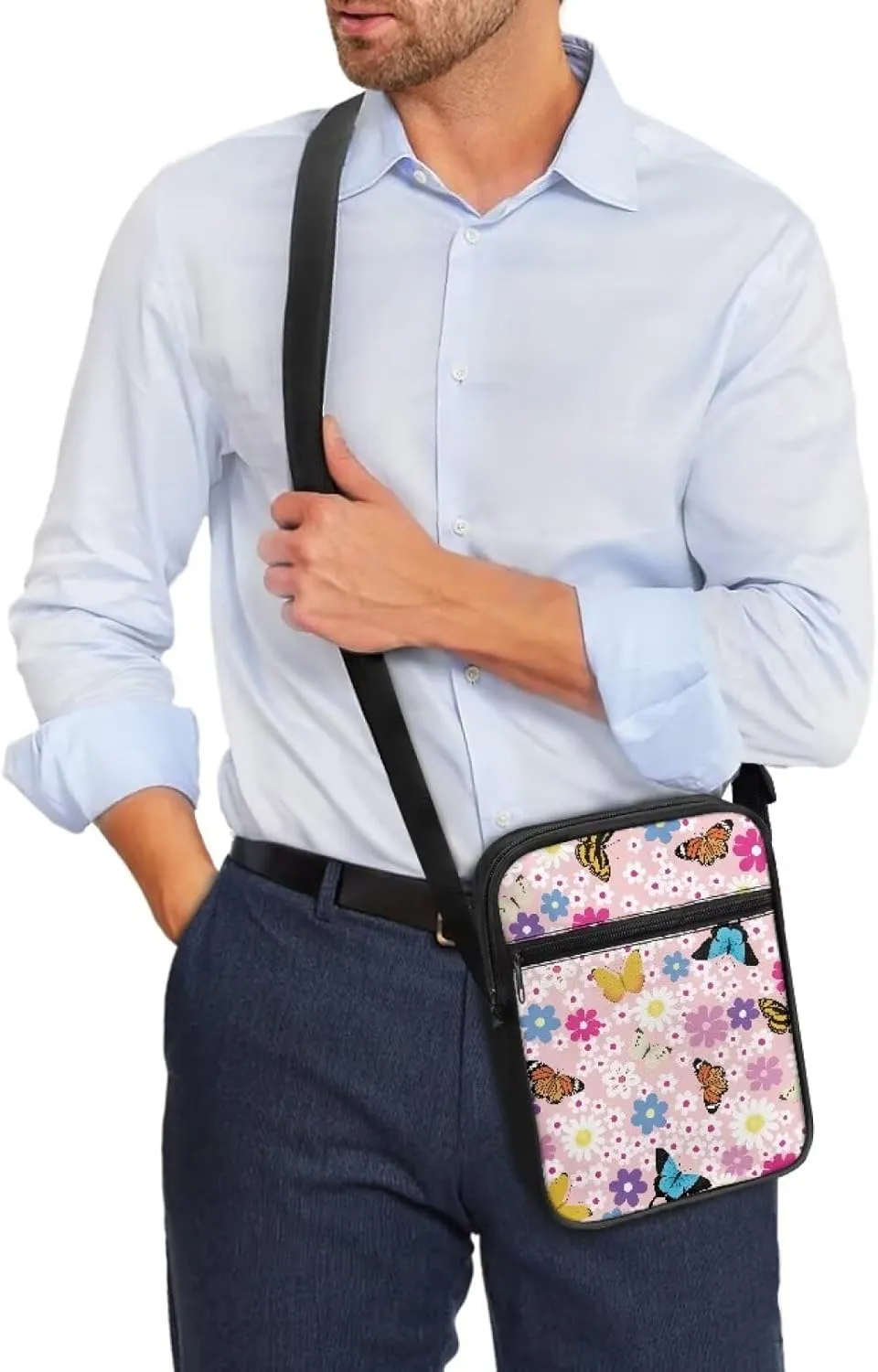 TODIYADDU Sling Bag for Women Men Crossbody Purse Trendy Messenger Bag Small Shoulder Bag Mini Phone Pouch Purse Nice Gifts