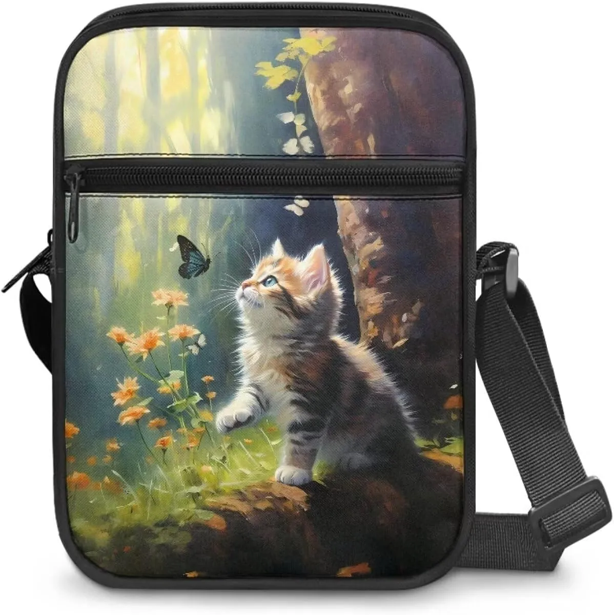 TODIYADDU Sling Bag for Women Men Crossbody Purse Trendy Messenger Bag Small Shoulder Bag Mini Phone Pouch Purse Nice Gifts