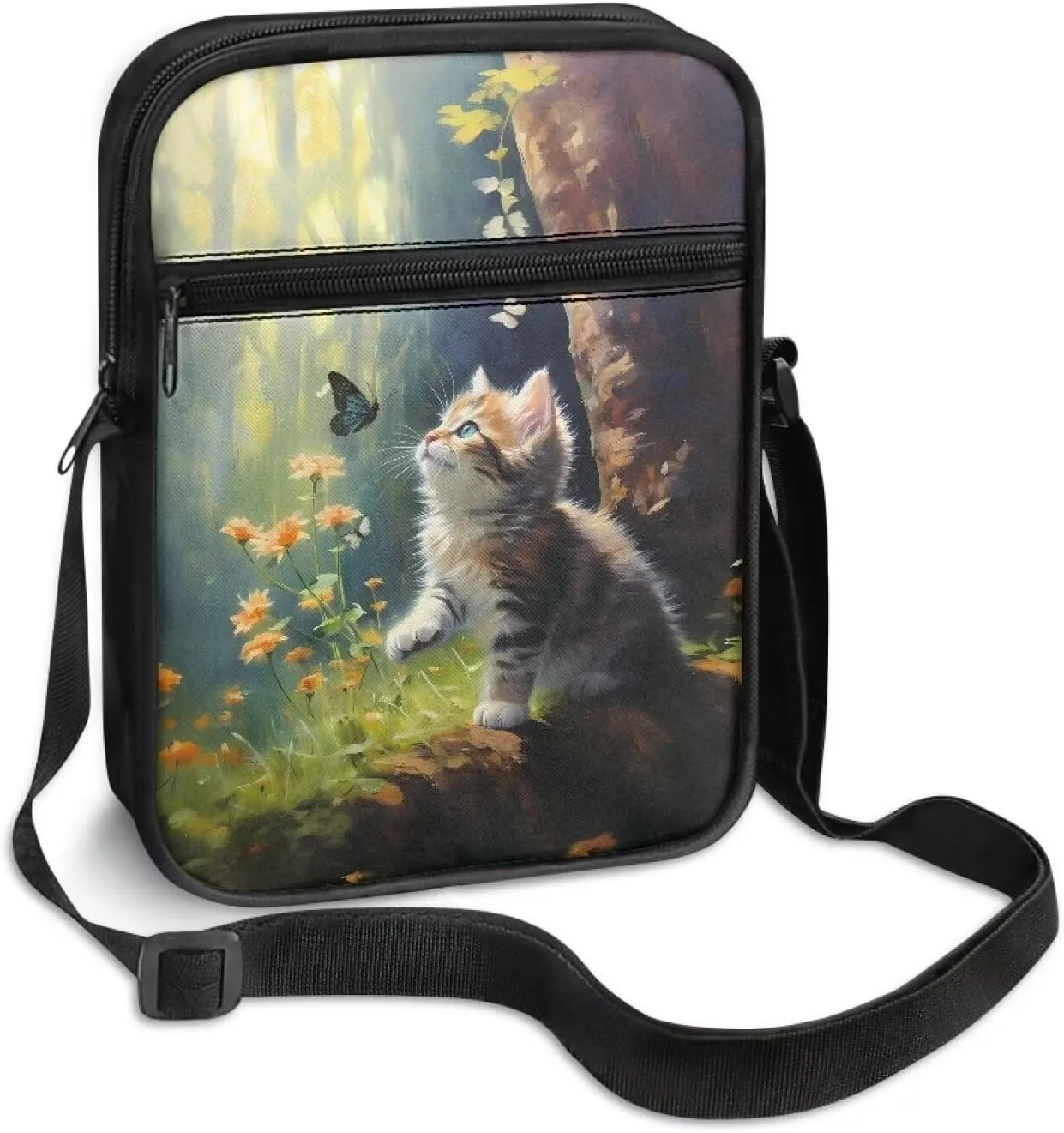 TODIYADDU Sling Bag for Women Men Crossbody Purse Trendy Messenger Bag Small Shoulder Bag Mini Phone Pouch Purse Nice Gifts