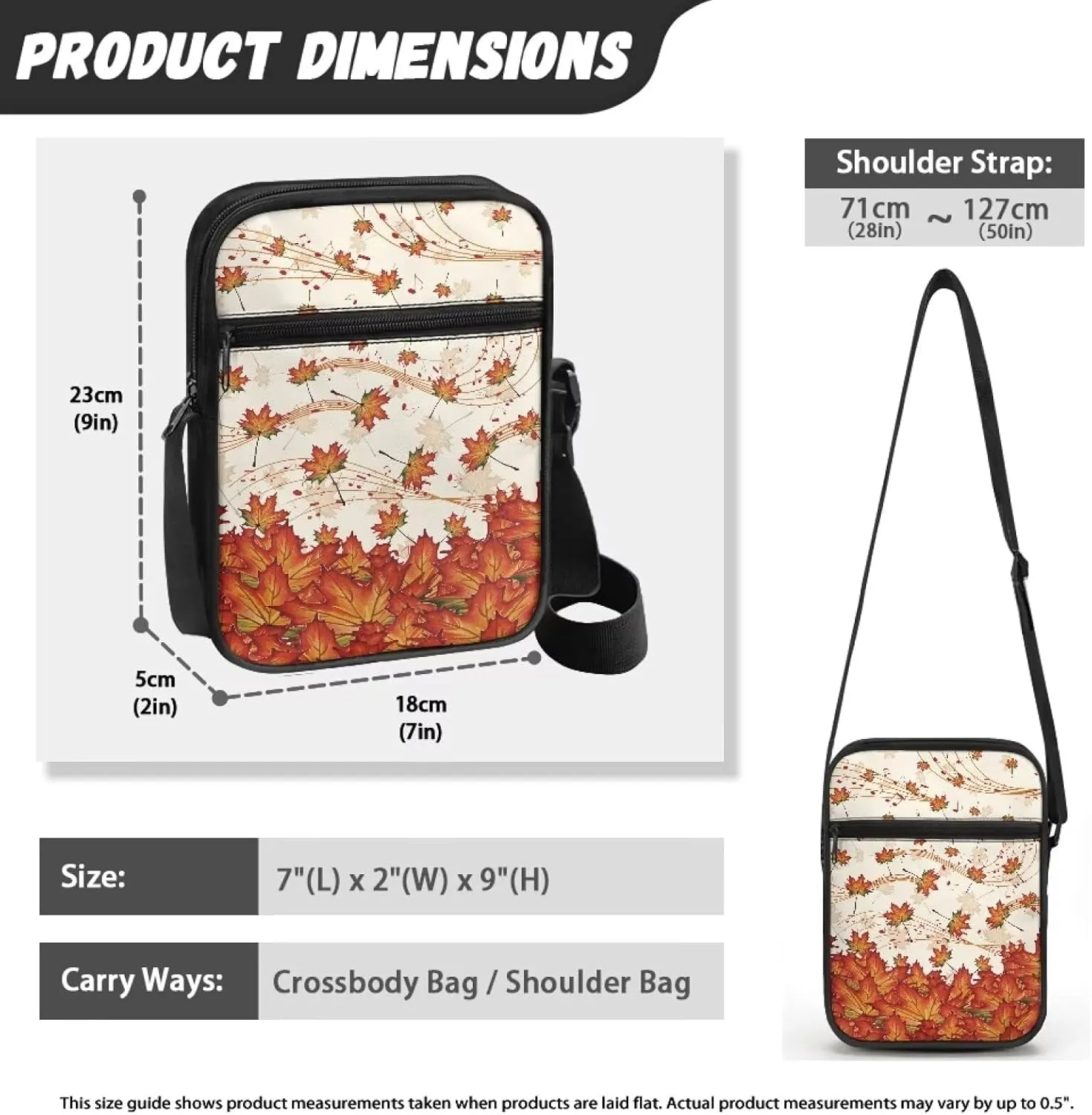 TODIYADDU Sling Bag for Women Men Crossbody Purse Trendy Messenger Bag Small Shoulder Bag Mini Phone Pouch Purse Nice Gifts