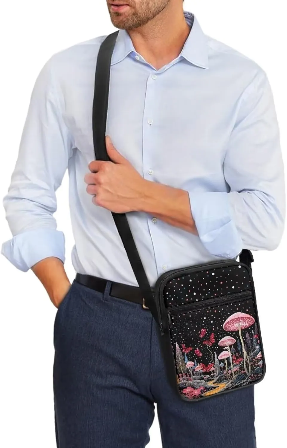 TODIYADDU Sling Bag for Women Men Crossbody Purse Trendy Messenger Bag Small Shoulder Bag Mini Phone Pouch Purse Nice Gifts